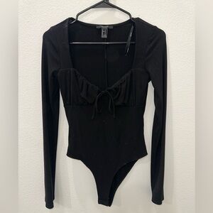 Black Long Sleeve Bodysuit
